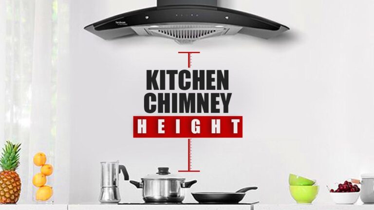 kitchen chimney height